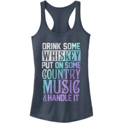 Country Music - Racerback Womens Tank(Chin Up Country Music Racerback Womens Tank 326681)