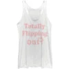 Flip Out - Heather - Racerback Womens Tank(Lost Gods Flip Out Heather Racerback Womens Tank 326842) -ROCABILIA CLOTHING SALE 326842F