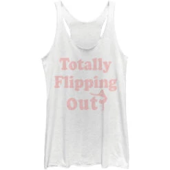 Flip Out - Heather - Racerback Womens Tank(Lost Gods Flip Out Heather Racerback Womens Tank 326842)