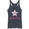 Invincible - Heather - Racerback Womens Tank(Nintendo Invincible Heather Racerback Womens Tank 327114) -ROCABILIA CLOTHING SALE 327114F