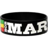 Stripes Rubber Bracelet(Bob Marley Stripes Rubber Bracelet 327727) -ROCABILIA CLOTHING SALE 327727F