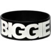 Big White Logo Rubber Bracelet(Notorious B I G Big White Logo Rubber Bracelet 327729)