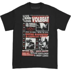 Discography T-shirt(Volbeat Discography T Shirt 327775)