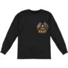 Army Double Flag US Army Black Long Sleeve(Novelty Army Double Flag Us Army Black Long Sleeve 327878) -ROCABILIA CLOTHING SALE 327878F