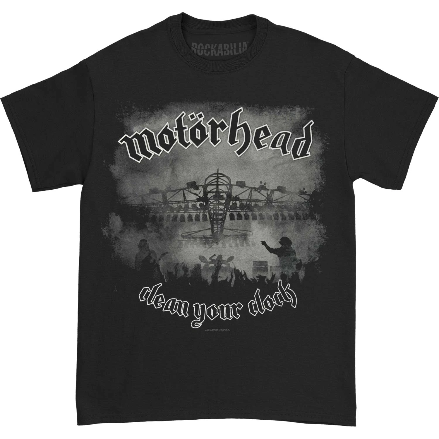 Clean Your Clock B & W T-shirt(Motorhead Clean Your Clock B W T Shirt 329161) 3 Clean Your Clock B & W T-shirt(Motorhead Clean Your Clock B W T Shirt 329161)