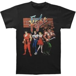 FF Gang Slim Fit T-shirt(Final Fight Video Game Ff Gang Slim Fit T Shirt 329263)
