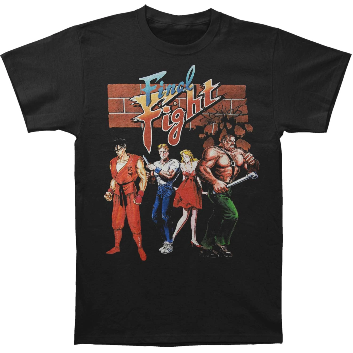 FF Gang Slim Fit T-shirt(Final Fight Video Game Ff Gang Slim Fit T Shirt 329263) 3 FF Gang Slim Fit T-shirt(Final Fight Video Game Ff Gang Slim Fit T Shirt 329263)