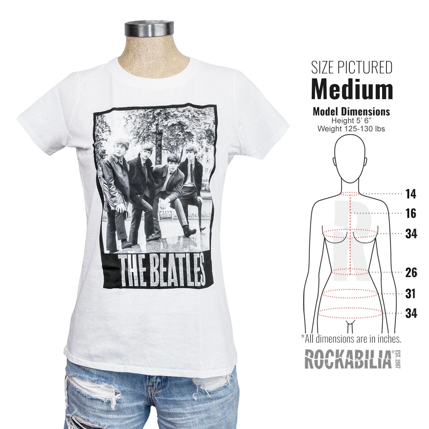 Park Photo Junior Top(Beatles Park Photo Junior Top 331069) 4 Park Photo Junior Top(Beatles Park Photo Junior Top 331069) - Image 2