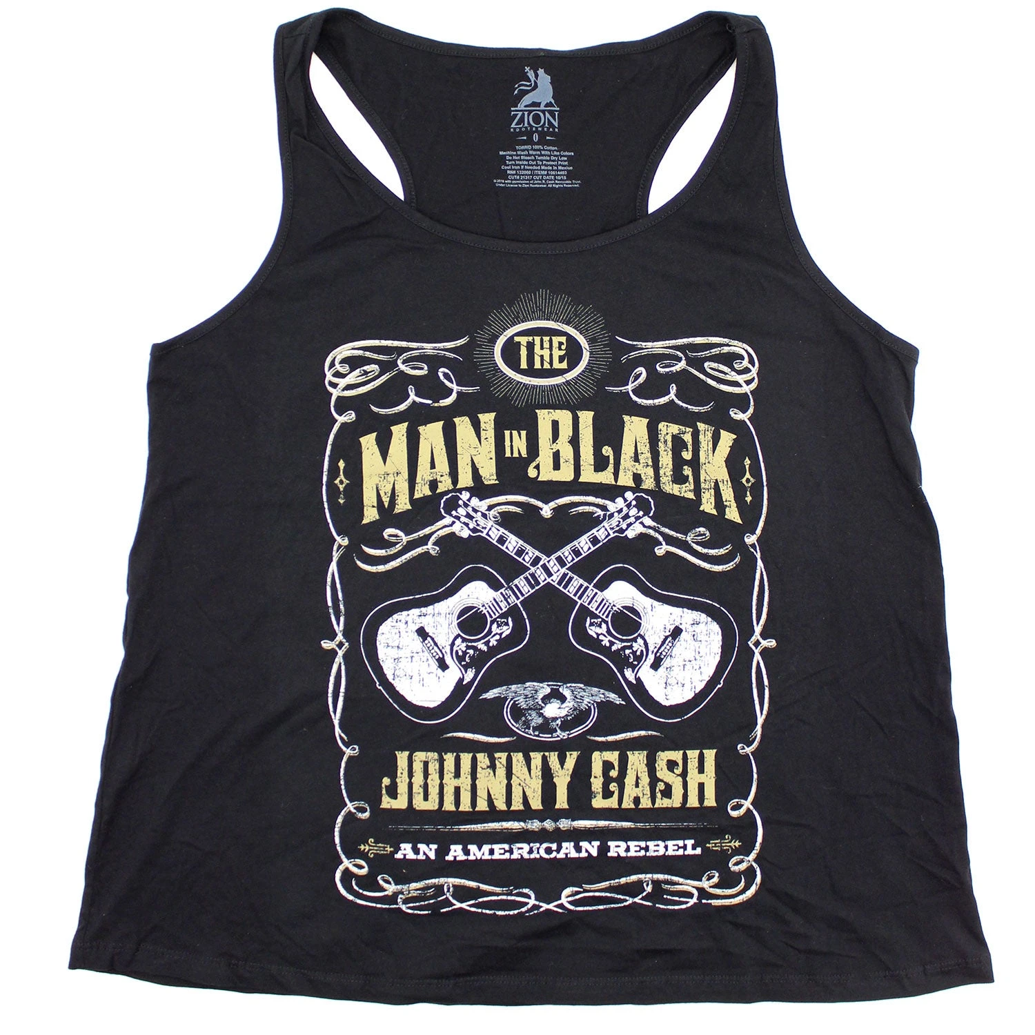 Guitars Crest Womens Tank(Johnny Cash Guitars Crest Womens Tank 331078) 3 Guitars Crest Womens Tank(Johnny Cash Guitars Crest Womens Tank 331078)