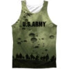 Air To Land 100% Poly Mens Tank(U S Army Air To Land 100 Poly Mens Tank 332034) 1 Air To Land 100% Poly Mens Tank(U S Army Air To Land 100 Poly Mens Tank 332034) -ROCABILIA CLOTHING SALE 332034F