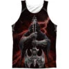 Rock God 100% Poly Front/Back Print Mens Tank(Anne Stokes Rock God 100 Poly Front Back Print Mens Tank 332140) 1 Rock God 100% Poly Front/Back Print Mens Tank(Anne Stokes Rock God 100 Poly Front Back Print Mens Tank 332140) -ROCABILIA CLOTHING SALE 332140F