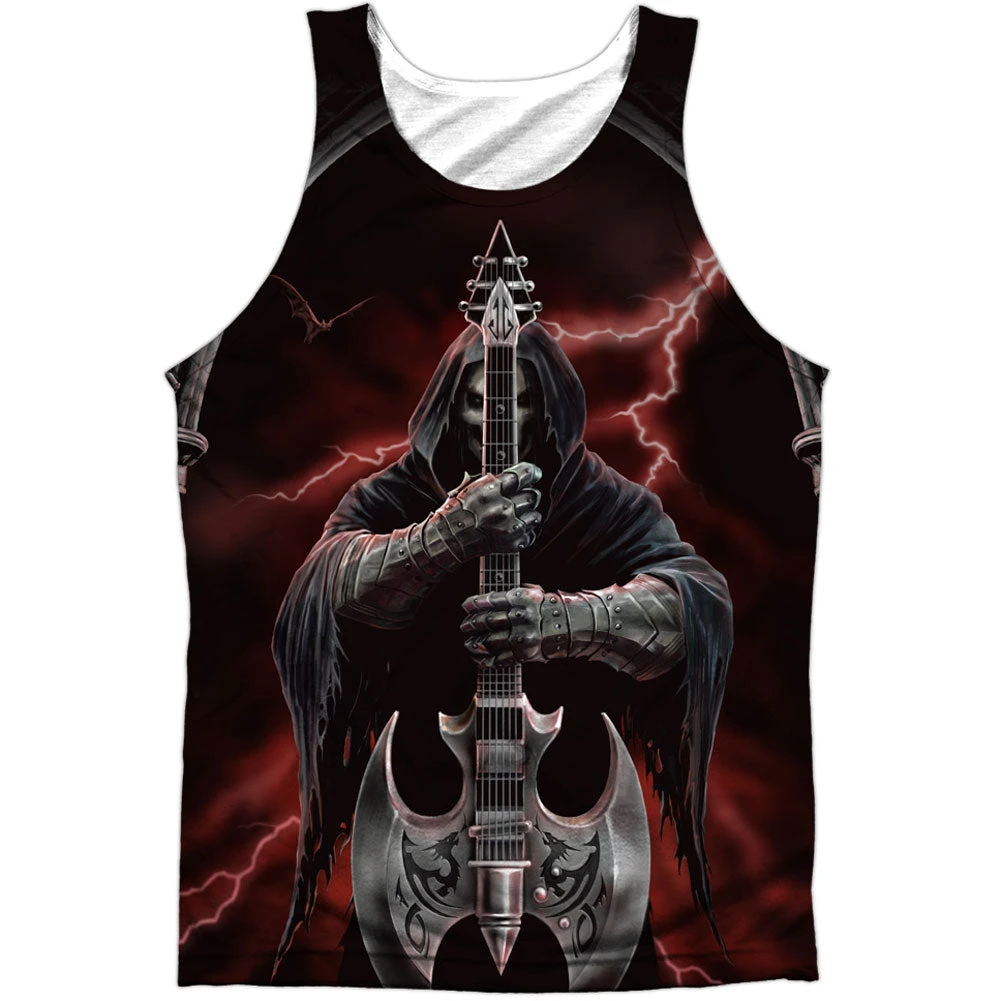Rock God 100% Poly Front/Back Print Mens Tank(Anne Stokes Rock God 100 Poly Front Back Print Mens Tank 332140) 3 Rock God 100% Poly Front/Back Print Mens Tank(Anne Stokes Rock God 100 Poly Front Back Print Mens Tank 332140)