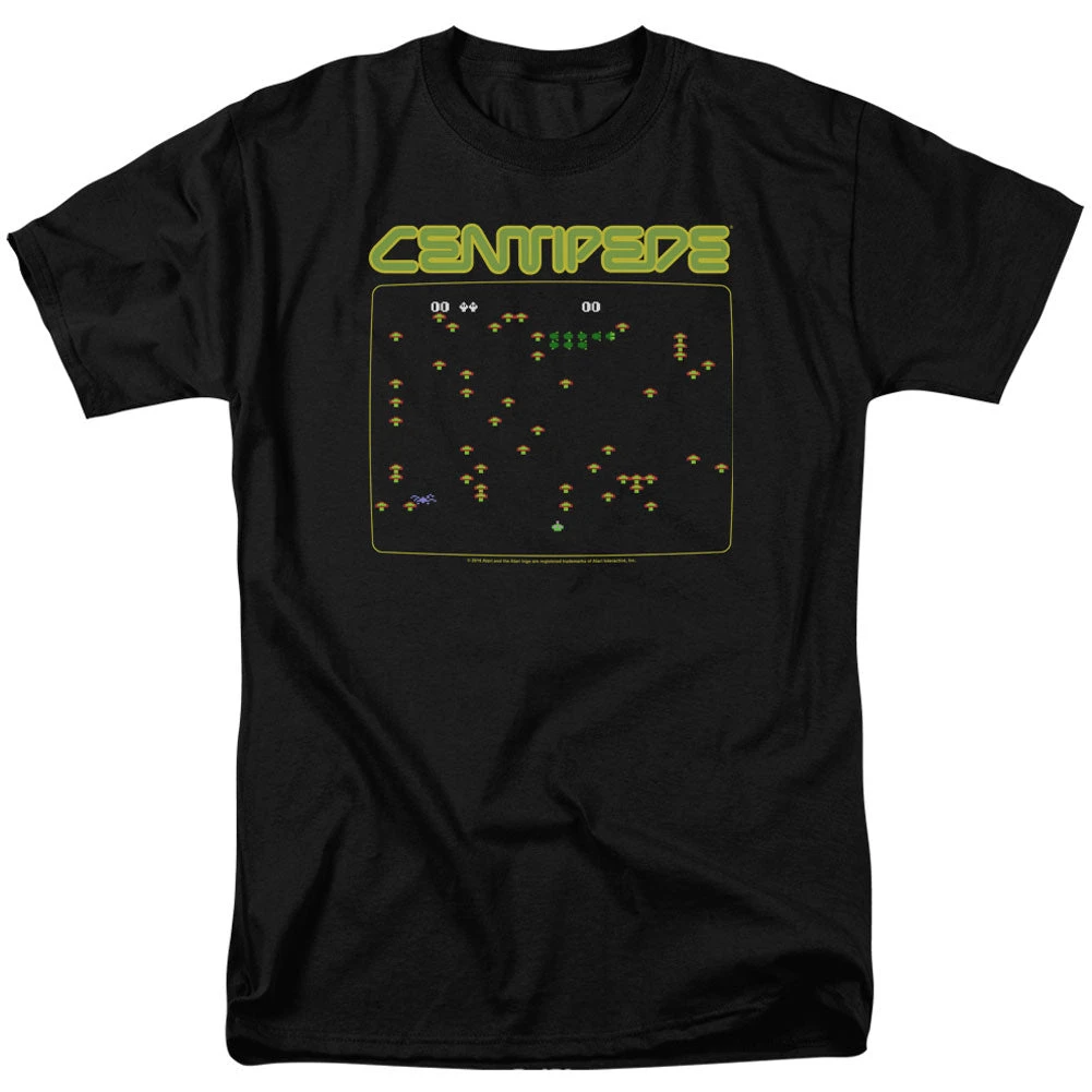 Centipede Screen Adult T-shirt(Atari Centipede Screen Adult T Shirt 332398) 3 Centipede Screen Adult T-shirt(Atari Centipede Screen Adult T Shirt 332398)