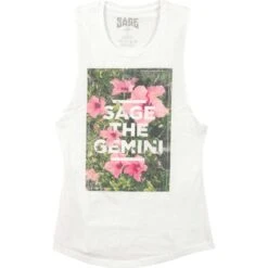 Flower Tank Mens Tank(Sage The Gemini Flower Tank Mens Tank 333613)