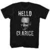 Hello Clarice Slim Fit T-shirt(Silence Of The Lambs Hello Clarice Slim Fit T Shirt 334093) -ROCABILIA CLOTHING SALE 334093F