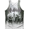 The Band 100% Poly Front/Back Print Mens Tank(Def Leppard The Band 100 Poly Front Back Print Mens Tank 342240) -ROCABILIA CLOTHING SALE 342240F
