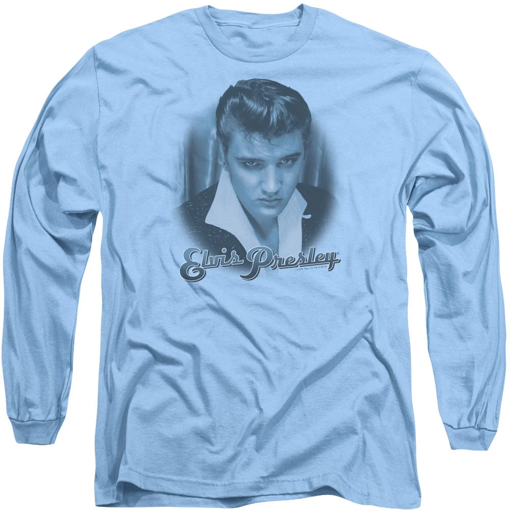 Blue Suede FadeLong Sleeve(Elvis Presley Blue Suede Fade Long Sleeve 343096) 3 Blue Suede FadeLong Sleeve(Elvis Presley Blue Suede Fade Long Sleeve 343096)