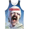 Blackout 100% Poly Front/Back Print Mens Tank(Scorpions Blackout 100 Poly Front Back Print Mens Tank 348552) -ROCABILIA CLOTHING SALE 348552F