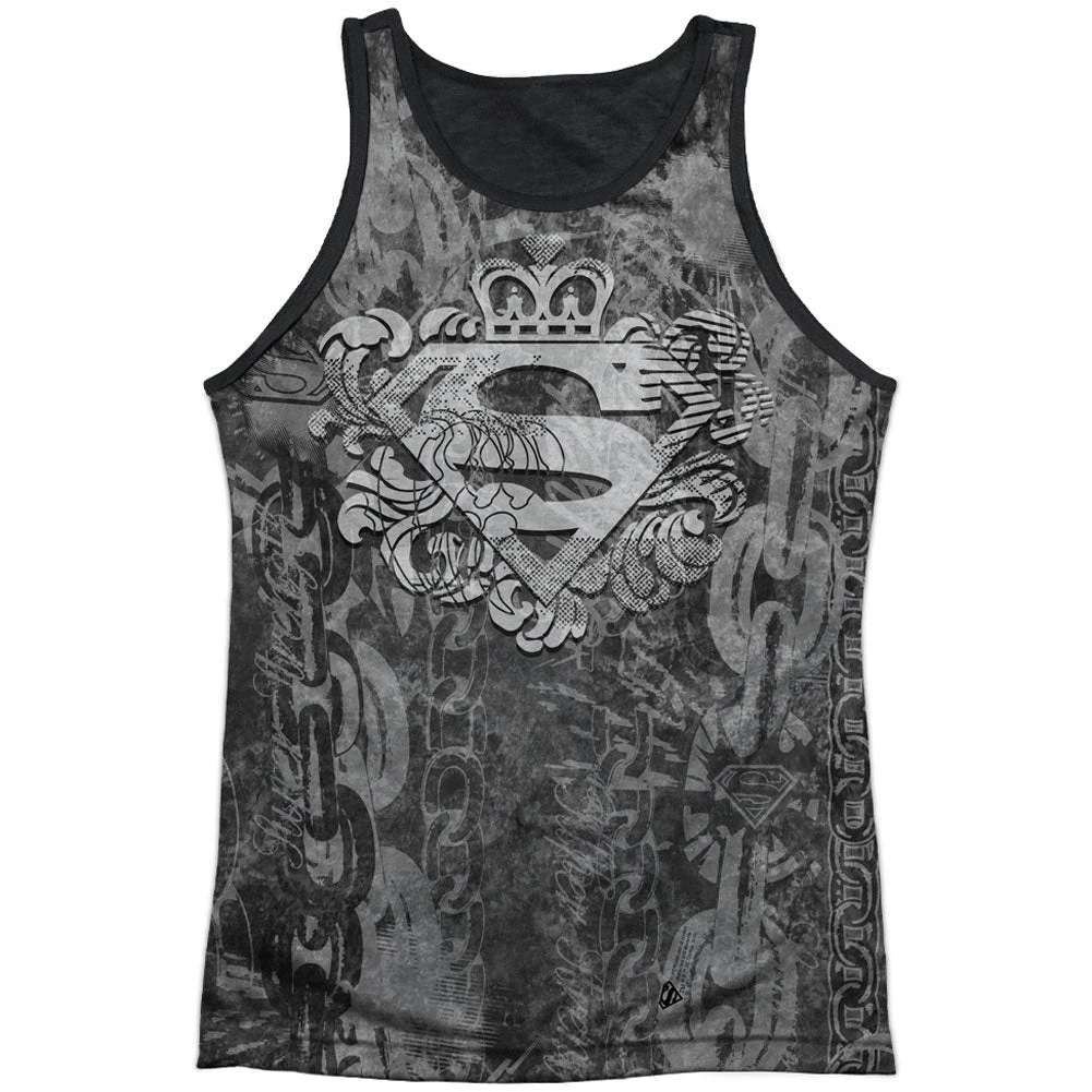 Unchain The King Black Back Mens Tank(Superman Unchain The King Black Back Mens Tank 349564) 3 Unchain The King Black Back Mens Tank(Superman Unchain The King Black Back Mens Tank 349564)