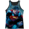Rumble Black Back Mens Tank(Superman Rumble Black Back Mens Tank 349693)