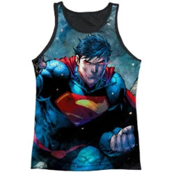 Rumble Black Back Mens Tank(Superman Rumble Black Back Mens Tank 349693)