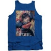 Flight Of Steel Mens Tank(Superman Flight Of Steel Mens Tank 349774) 1 Flight Of Steel Mens Tank(Superman Flight Of Steel Mens Tank 349774) -ROCABILIA CLOTHING SALE 349774F