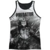 In The Jungle Black Back Mens Tank(Predator In The Jungle Black Back Mens Tank 351340) -ROCABILIA CLOTHING SALE 351340F