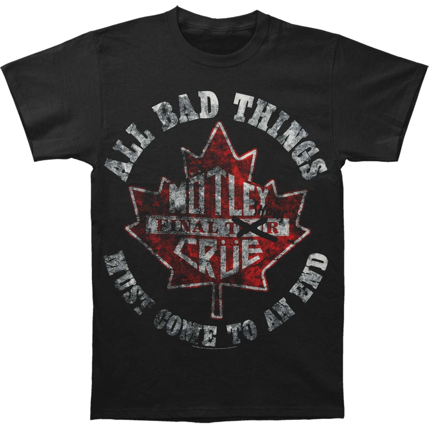 Canadian Tour T-shirt(Motley Crue Canadian Tour T Shirt 377277) 3 Canadian Tour T-shirt(Motley Crue Canadian Tour T Shirt 377277)