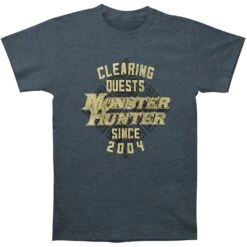 Clearing Quests Slim Fit T-shirt(Monster Hunter Clearing Quests Slim Fit T Shirt 377757)