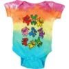 Spiral Bears Bodysuit(Grateful Dead Spiral Bears Bodysuit 379754) -ROCABILIA CLOTHING SALE 379754F