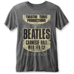 Carnegie Hall Vintage T-shirt(Beatles Carnegie Hall Vintage T Shirt 380908)