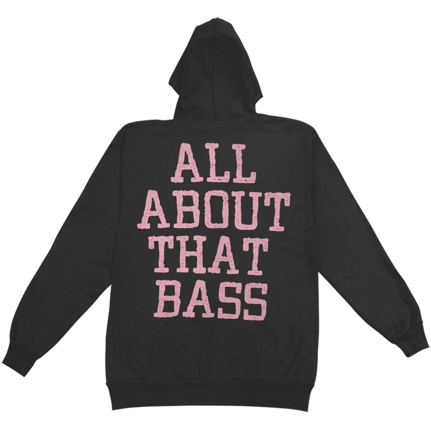 Bass Zippered Hooded Sweatshirt(Meghan Trainor Bass Zippered Hooded Sweatshirt 381011) 4 Bass Zippered Hooded Sweatshirt(Meghan Trainor Bass Zippered Hooded Sweatshirt 381011) - Image 2