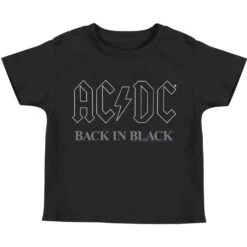 AC/DC Back In Black Childrens T-shirt(Ac Dc Back In Black Childrens T Shirt 382254)