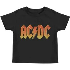 AC/DC Distressed Orange Childrens T-shirt(Ac Dc Distressed Orange Childrens T Shirt 382272)