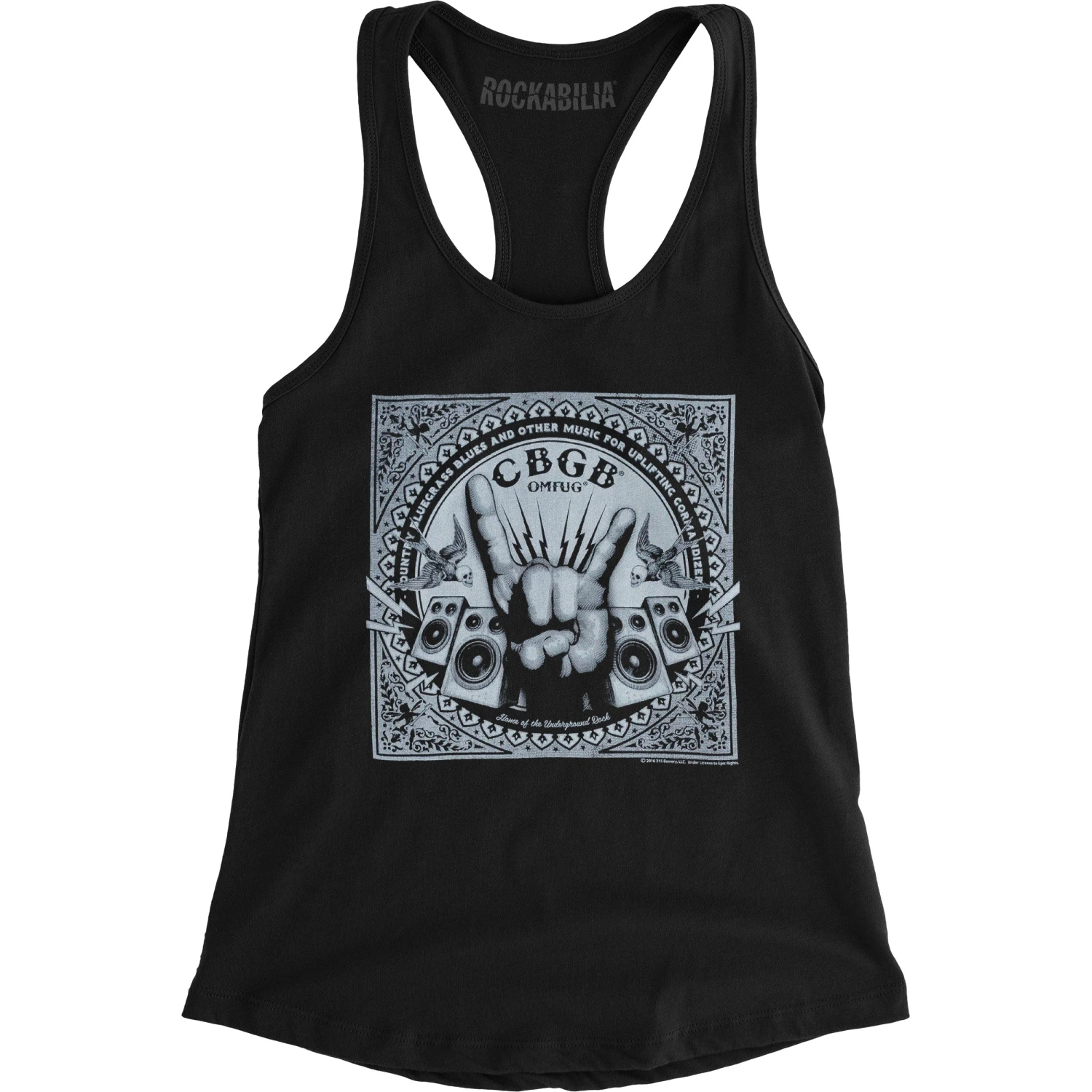 Rock Hand Womens Tank(Cbgb Rock Hand Womens Tank 382471) 3 Rock Hand Womens Tank(Cbgb Rock Hand Womens Tank 382471)