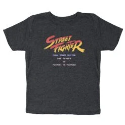 Start Screen Childrens T-shirt(Street Fighter Start Screen Childrens T Shirt 383464)