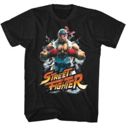 Fist Bump Slim Fit T-shirt(Street Fighter Fist Bump Slim Fit T Shirt 383473)