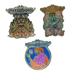 Enamel Pin Set Pewter Pin Badge(Mastodon Enamel Pin Set Pewter Pin Badge 396105)