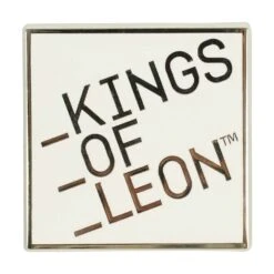 Block Logo Pewter Pin Badge(Kings Of Leon Block Logo Pewter Pin Badge 396514)