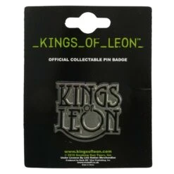 Scroll Logo Pewter Pin Badge(Kings Of Leon Scroll Logo Pewter Pin Badge 396523)