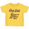 Slippery When Childrens T-shirt(Bon Jovi Slippery When Childrens T Shirt 396807) -ROCABILIA CLOTHING SALE 396807F