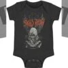 Skull & Wings Bodysuit(Skid Row Skull Wings Bodysuit 397348) -ROCABILIA CLOTHING SALE 397348F