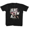 Hunt Em All Kids Childrens T-shirt(Monster Hunter Hunt Em All Kids Childrens T Shirt 398816) -ROCABILIA CLOTHING SALE 398816F