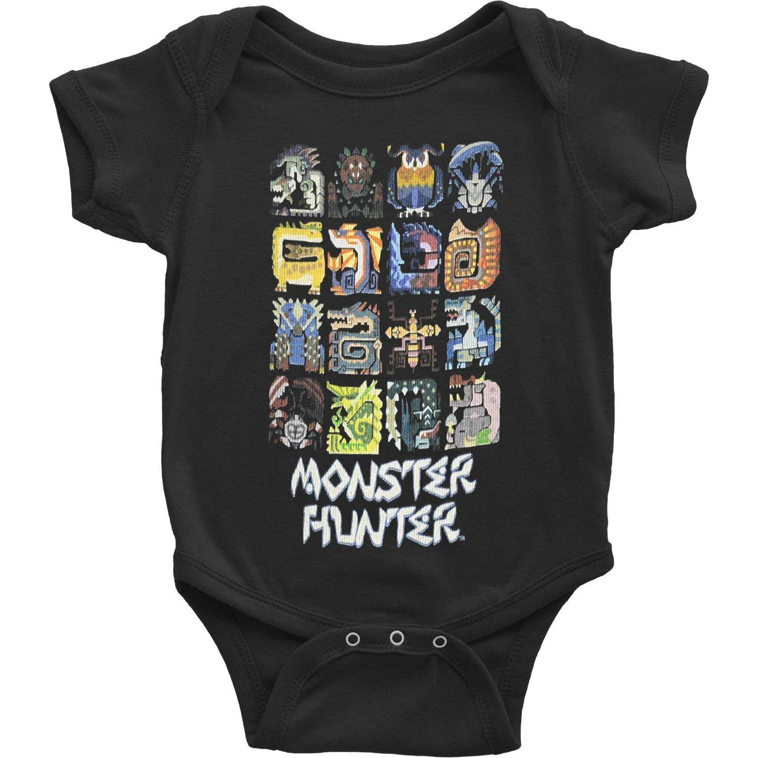 Symbols Kids Bodysuit(Monster Hunter Symbols Kids Bodysuit 398821) 3 Symbols Kids Bodysuit(Monster Hunter Symbols Kids Bodysuit 398821)