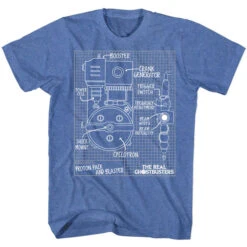 Blueprints T-shirt(Ghostbusters Blueprints T Shirt 398929)