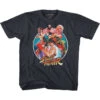 Group Circle Kids Childrens T-shirt(Street Fighter Group Circle Kids Childrens T Shirt 398974) -ROCABILIA CLOTHING SALE 398974F