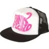 Pink Logo Flat Bill Trucker Cap(Pink Floyd Pink Logo Flat Bill Trucker Cap 399193)
