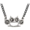 Knuckle Duster Pendant Necklace(Five Finger Death Punch Knuckle Duster Pendant Necklace 399830) 1 Knuckle Duster Pendant Necklace(Five Finger Death Punch Knuckle Duster Pendant Necklace 399830) -ROCABILIA CLOTHING SALE 399830F
