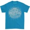 Buckle Logo Tee T-shirt(Waylon Jennings Buckle Logo Tee T Shirt 400308) -ROCABILIA CLOTHING SALE 400308F
