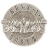 Bullet Logo Pewter Pin Badge(Guns N Roses Bullet Logo Pewter Pin Badge 400532) -ROCABILIA CLOTHING SALE 400532F